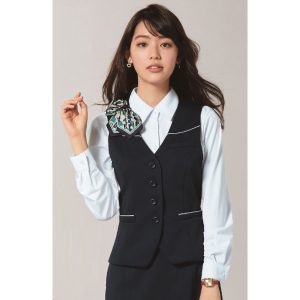 SA320V ベスト ユニフォーム 事務服  制服 株式会社神馬本店 JINBA