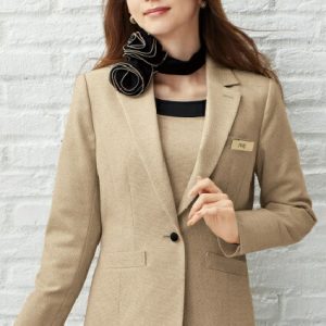 81525 ジャケット ユニフォーム 事務服  制服 en joie 株式会社ジョア アン ジョア