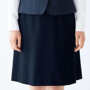 fs45918 脇ゴムAラインスカート ユニフォーム 事務服  制服 FOLK nuovo フォーク