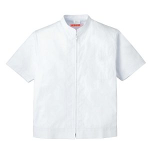 441-30 カゼン KAZEN ジャンパー レディス 調理 セントラルキッチン 体毛防止 食品 異物混入対策 集団給食 厨房 ユニフォーム 工場 【白衣】