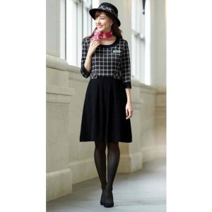 61610 ワンピース 事務服 制服 アン ジョア 株式会社ジョア en joie
