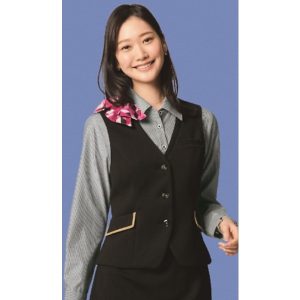 WN50V ベスト ユニフォーム 事務服  制服 株式会社神馬本店 JINBA