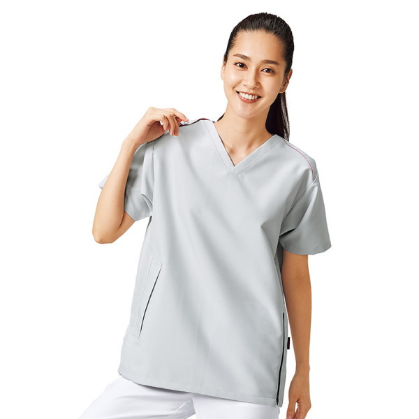 CK702 スクラブ チュニック 男女兼用 医療白衣 看護白衣 フォーク Medical Wear スクラブ FOLK【白衣】PANTONE