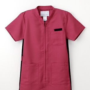 RT-5072 白衣 男女兼用 上衣 半袖 医療 ナガイレーベン スクラブ RT5072 ファスナー開き スクラブ 医療 RT5072