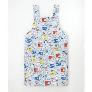 mfs-5850 miffy ミッフィー ケアガウン エプロン 男女兼用 ナガイレーベン NAGAILEBEN 【白衣】Naway ナウェイ 医療白衣 看護白衣