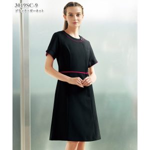 3019SC ワンピース 白衣 女性白衣 看護 医療 フォーク ソワン FOLK【白衣】医療白衣 看護白衣 病院白衣