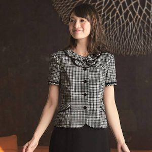 事務服 26530 オーバーブラウス リボン en joie 株式会社ジョア アンジョア