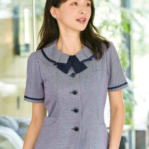 事務服 26752 オーバーブラウス  半袖 en joie 株式会社ジョア アンジョア