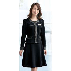 事務服 51693 フレアースカート(53cm丈) en joie 株式会社ジョア アンジョア