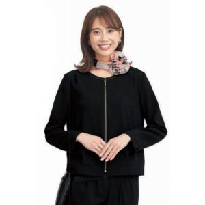 81645 ライトジャケット ユニフォーム 事務服  制服 en joie 株式会社ジョア アン ジョア
