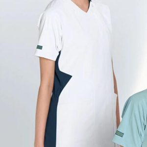 AW-5547 男女兼用 スクラブ ナガイレーベン NAGAILEBEN  白衣 上衣 半袖 ドクタートップ
