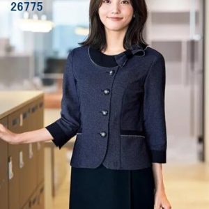 26775 七分袖 オーバーブラウス 事務服 en joie 株式会社ジョア アンジョア