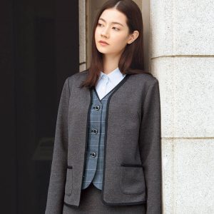 FN1609 ニットジャケット ユニフォーム 事務服  制服 FOLK nuovo フォーク