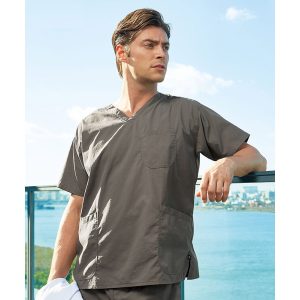 7085SC メンズスクラブ チュニック 男女兼用 医療白衣 看護白衣 フォーク Medical Wear スクラブ FOLK【白衣】F Lab.