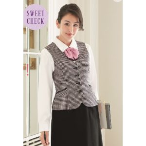 SA240V ベスト ユニフォーム 事務服  制服 株式会社神馬本店 JINBA