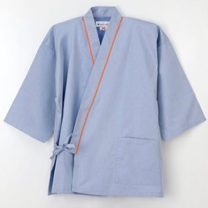 SG-1441 男女兼用 患者衣 じんべい型 上衣 ナガイレーベン NAGAILEBEN SG1441【白衣】