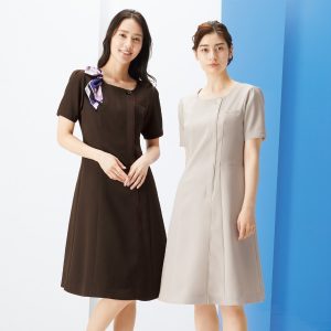 3023SC ワンピース ユニフォーム 事務服  制服 FOLK nuovo フォーク 女性 医療白衣 看護 白衣 メディカルウェア
