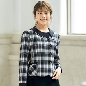 21940 ソフトジャケット ユニフォーム 事務服  制服 en joie 株式会社ジョア アン ジョア