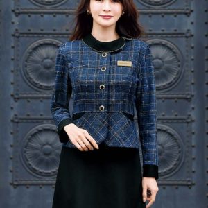 82155 ジャケット ユニフォーム 事務服  制服 en joie 株式会社ジョア アン ジョア