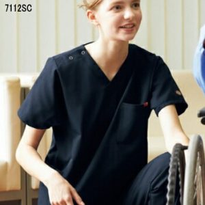 7112SC スクラブ 男女兼用 白衣 FOLK フォーク 医療白衣 看護白衣 病院白衣 DicKies ディッキーズ