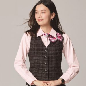 SA420V ベスト ユニフォーム 事務服  制服 株式会社神馬本店 JINBA