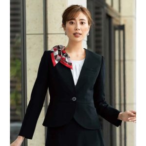 81416 ジャケット ユニフォーム 事務服  制服 en joie 株式会社ジョア アン ジョア