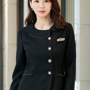 82075 ジャケット ユニフォーム 事務服  制服 en joie 株式会社ジョア アン ジョア