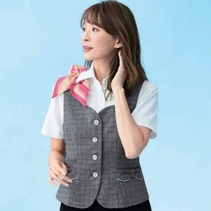 16700 ベスト 事務服 制服 en joie 株式会社ジョア アンジョア