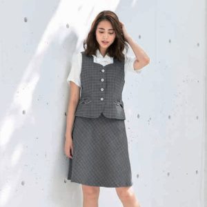 56704 フレアースカート 53cm 事務服 制服 en joie 株式会社ジョア アンジョア