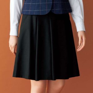 fc55248 脇ゴムキュロットスカート ユニフォーム 事務服  制服 FOLK nuovo フォーク