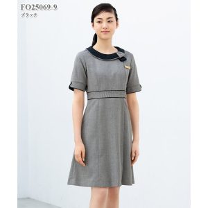 FO25069 ワンピース 白衣 女性白衣 看護 医療 フォーク ソワン FOLK【白衣】医療白衣 看護白衣 病院白衣