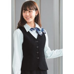 SA380V ベスト ユニフォーム 事務服  制服 株式会社神馬本店 JINBA