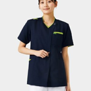 7109SC ジップスクラブ 男女兼用 白衣 FOLK フォーク 医療白衣 看護白衣 病院白衣