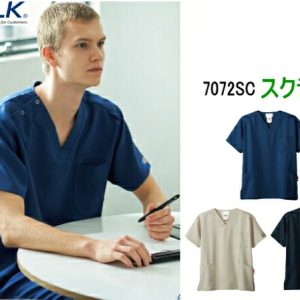 7072SC スクラブ ジップスクラブ 白衣 FOLK フォーク 医療白衣 看護白衣 病院白衣 DicKies ディッキーズ