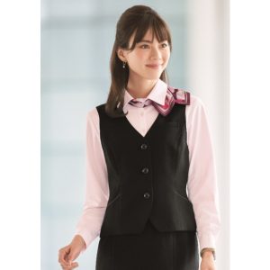 SA180V ベスト ユニフォーム 事務服  制服 株式会社神馬本店 JINBA
