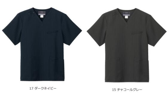 7096SC メンズスクラブ 白衣 FOLK フォーク 医療白衣 看護白衣 病院白衣 FLab. - 画像 (2)