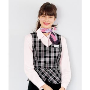 SA350V ベスト ユニフォーム 事務服  制服 株式会社神馬本店 JINBA