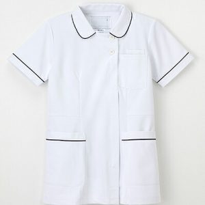 HO-1672 女性 白衣 看護 上衣 半袖 医療 ナガイレーベン ドクターウェア 医療白衣 看護白衣 NAGAILEBEN 上衣 HO1672【白衣】