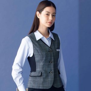 fv36339 ベスト ホルダーループ付 ユニフォーム 事務服  制服 FOLK nuovo フォーク