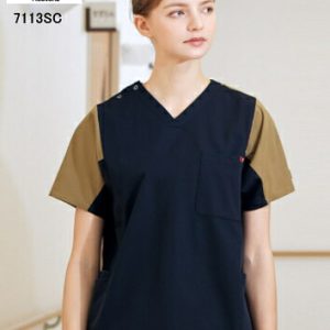 7113SC スクラブ 男女兼用 白衣 FOLK フォーク 医療白衣 看護白衣 病院白衣 DicKies ディッキーズ