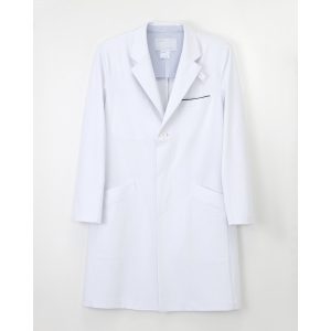 ATX-1000 アツロウタマヤ メンズコート 男子シングルドクターコート ナガイレーベン 白衣 診察衣 長袖 薬局衣 診察着 医療白衣 看護白衣 病院白衣 ATX1000