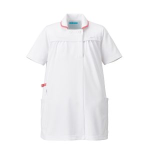994 マタニティジャケット 半袖 女性 ジャケット 女子白衣 メディカルウェア 上衣 医療白衣 看護白衣【白衣】KAZEN カゼン