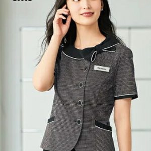 事務服 26502 オーバーブラウス 半袖 en joie 株式会社ジョア アンジョア