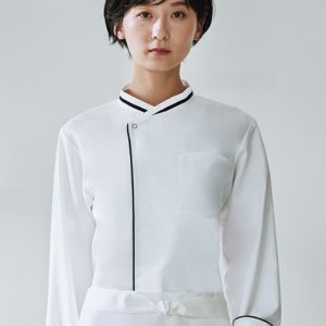 KZN616 白衣 KAZEN カゼン 調理コート【白衣】男女兼用白衣 食品白衣