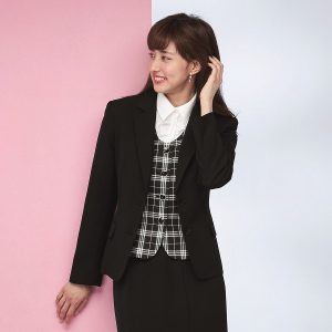 81415 ジャケット ユニフォーム 事務服  制服 en joie 株式会社ジョア アン ジョア