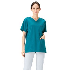 7095SC ニットスクラブ  男女兼用 白衣 フォーク 医療白衣 看護 白衣 FOLK メディカルウェア