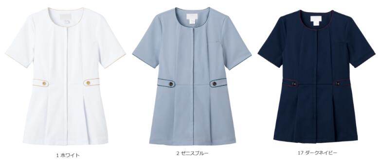 7102SC レディス スクラブ 白衣 FOLK フォーク 医療白衣 看護白衣 病院白衣 - 画像 (2)