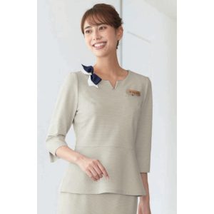 46555 プルオーバートップス 事務服 en joie 株式会社ジョア アンジョア