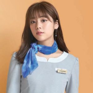 OP166 スカーフ＆シュシュ en joie 事務服 株式会社ジョア アン ジョア 小物 【アクセサリー】