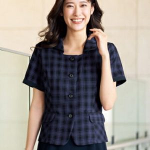 FB71298 オーバーブラウス ホルダーループ付 ユニフォーム 事務服 制服 FOLK nuovo フォーク